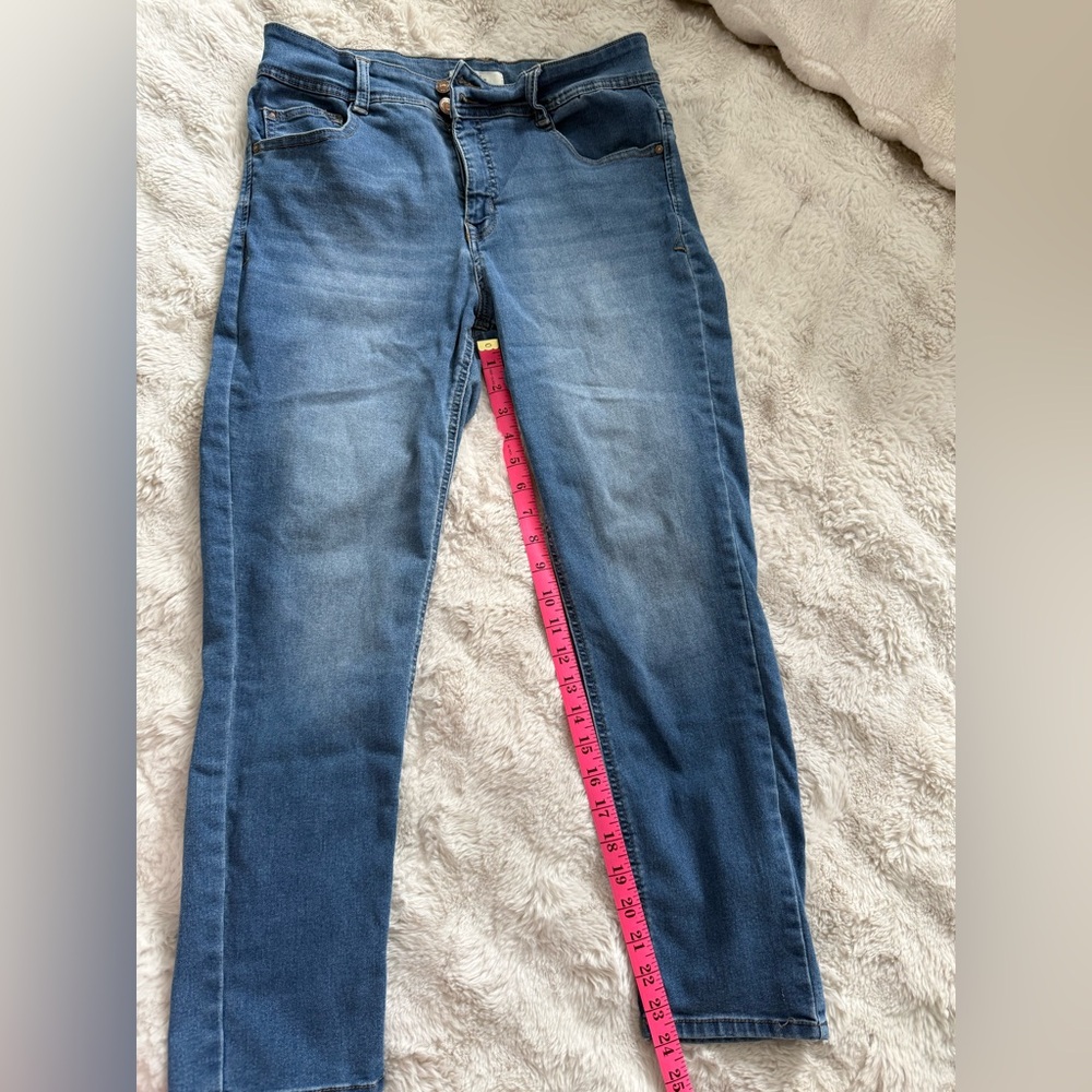 Angels Women's Blue Skinny Jeans - Faded Indigo Wash